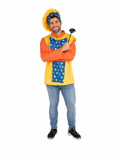 Costume da Cuoco Taglia L - di alta qualità, ideale per carnevale, feste a tema ed eventi speciali